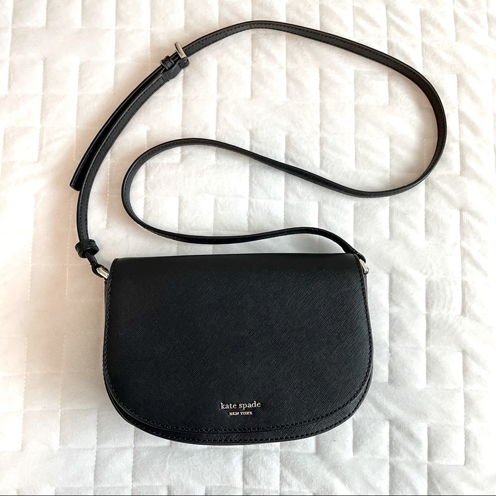 Kate Spade New York Small Leather Saddle Bag